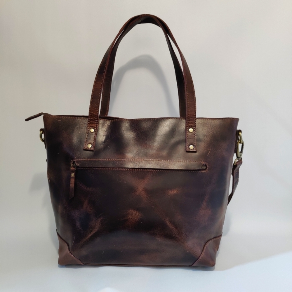 S-Zone Full Grain Leather Tote bag